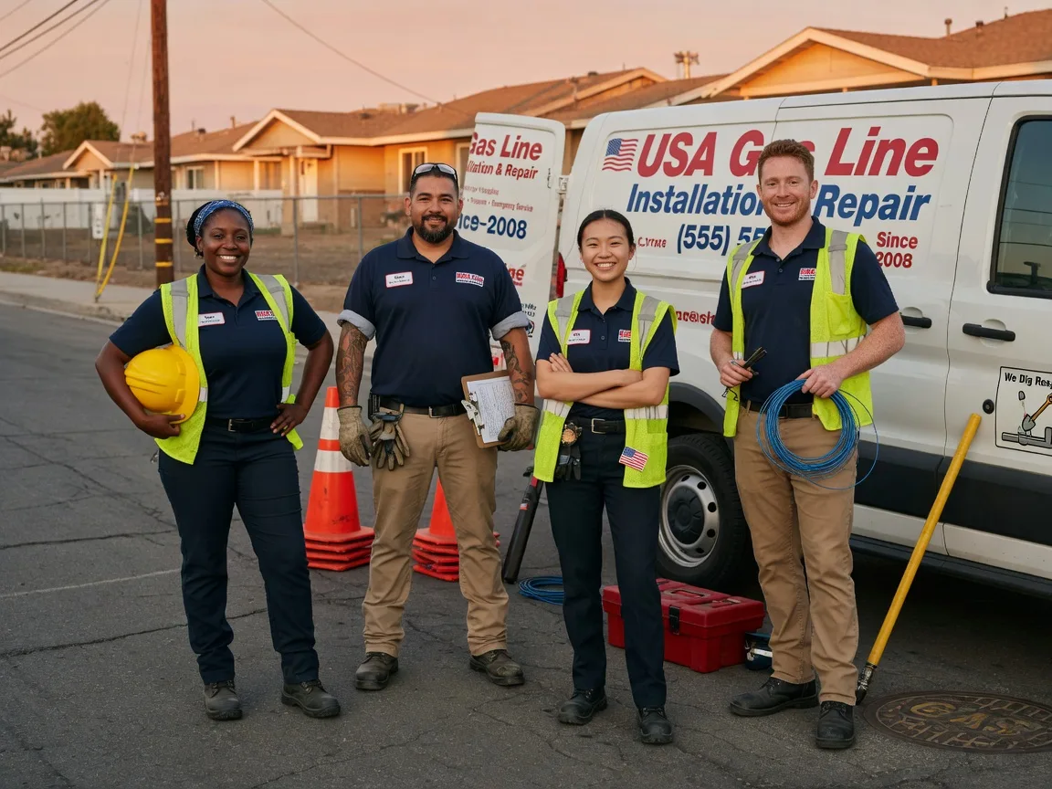 Gas Line Installation company in Machipongo, VA
